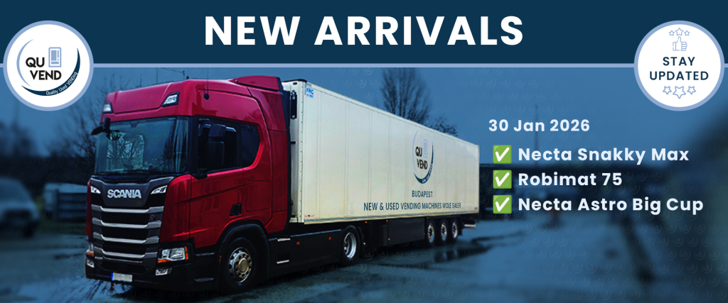 New vending machines have arrived in our stock