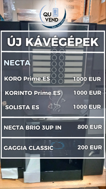 HATALMAS KÉSZLETKISÖPRÉS! – Profi kávégépek akár 200 €-tól